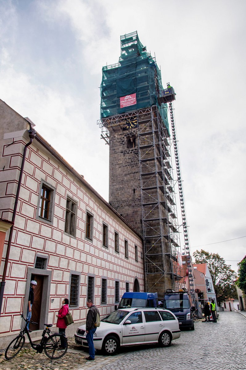 Rekonstrukce věže sv. Ducha v Telči