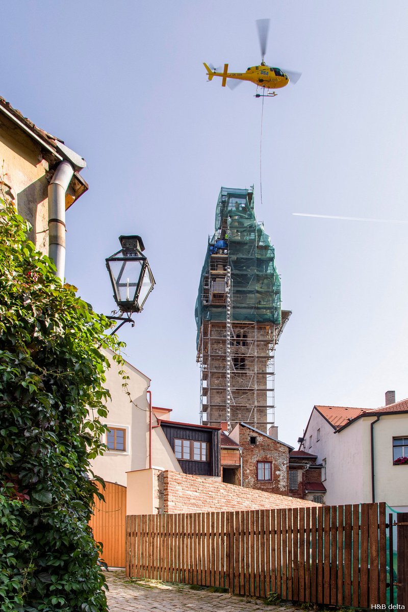 Rekonstrukce věže sv. Ducha v Telči
