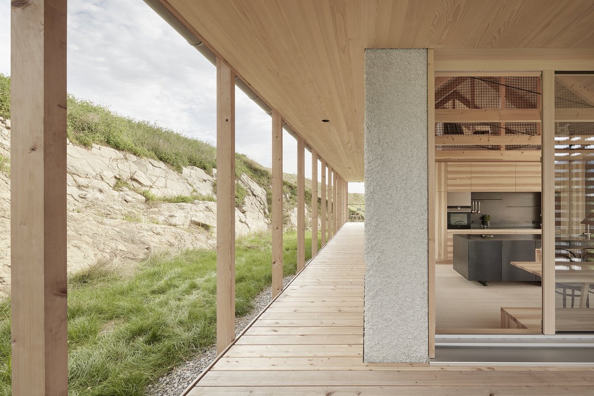 Höller House: moderní rakouská dřevostavba