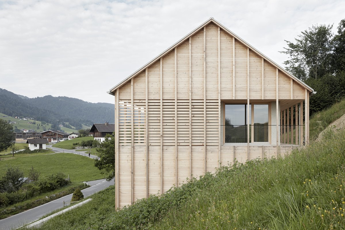 Höller House: moderní rakouská dřevostavba