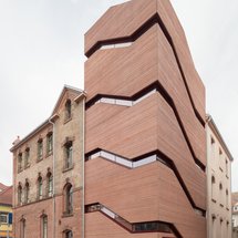 Budova s keramickou fasádou, Museum Tonofenfabrik Lahr