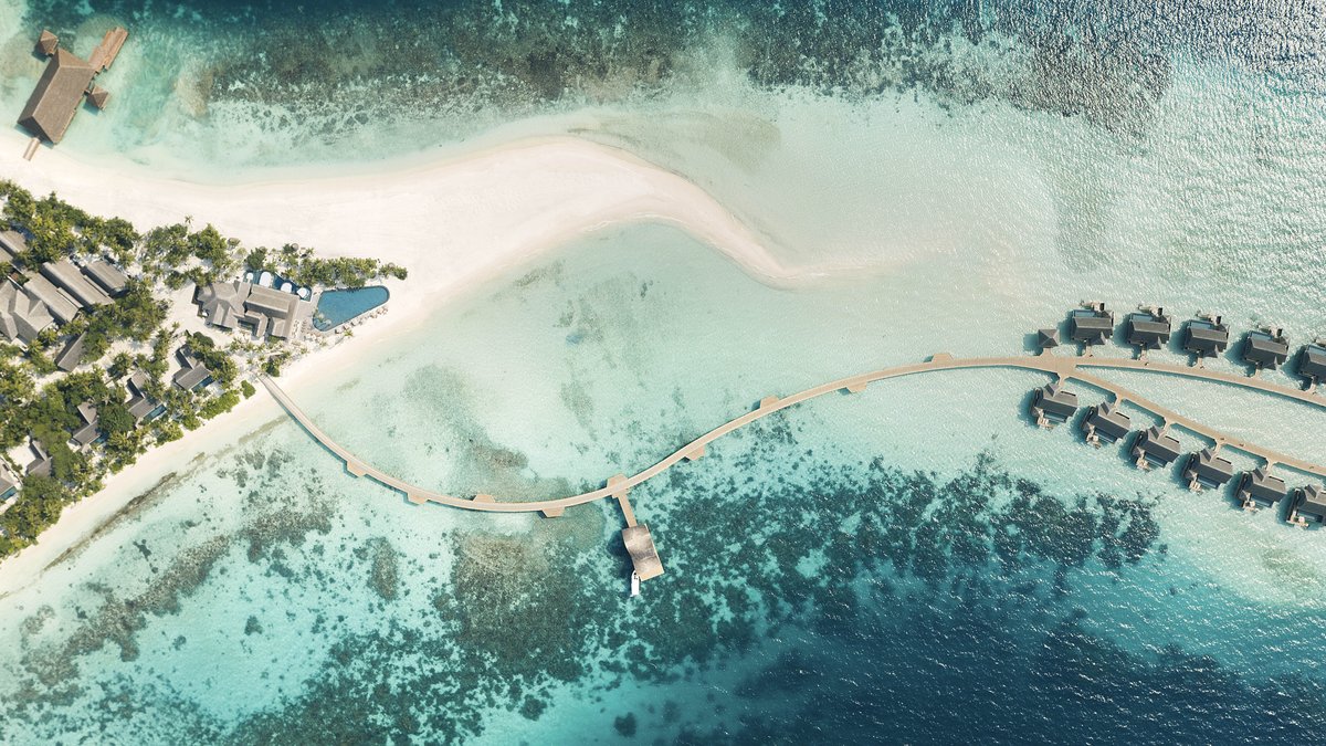 Resort v tradičním stylu vévodí Maledivám