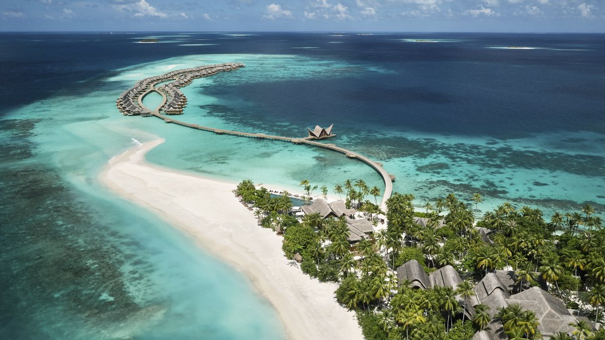 Resort v tradičním stylu vévodí Maledivám