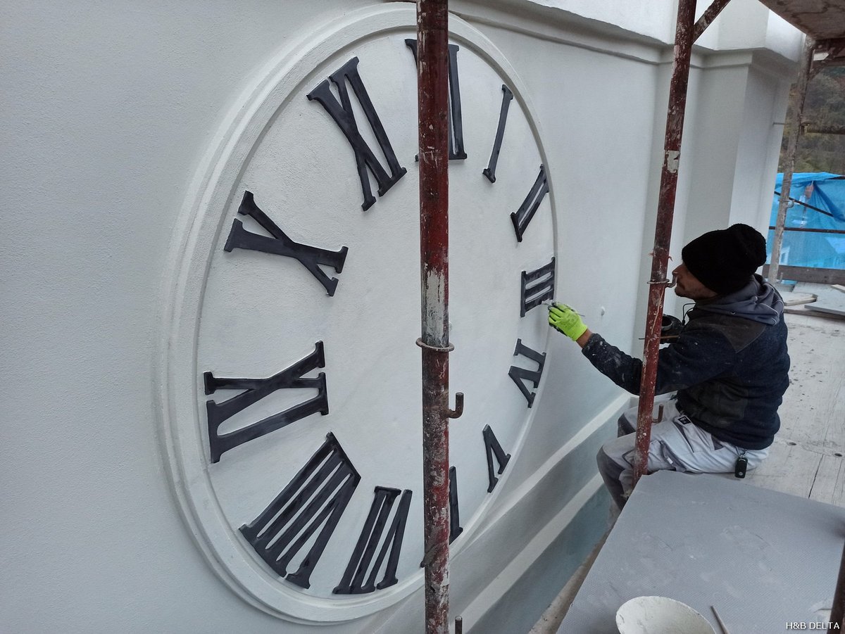 Oprava kostela Povýšení svatého Kříže v Doubravníku