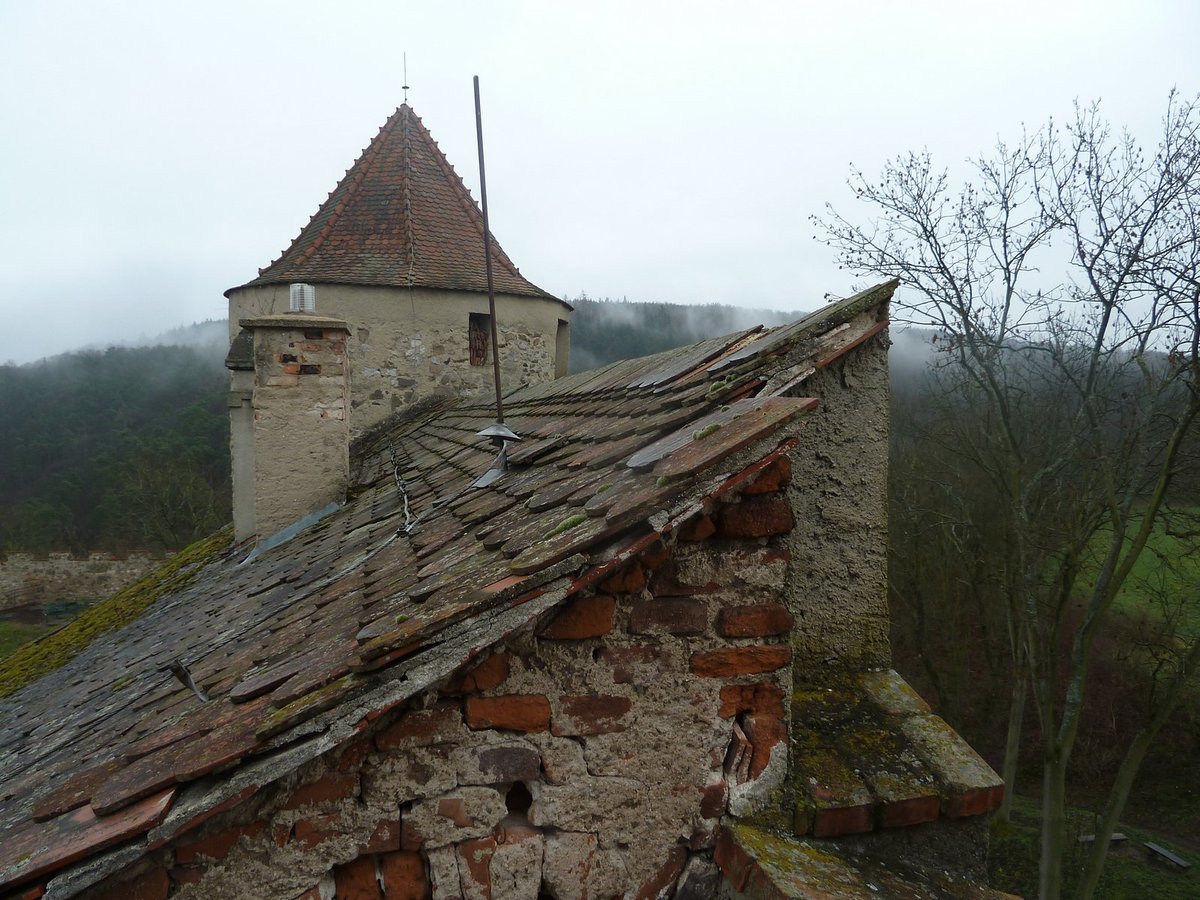 Oprava střech na hradě Veveří