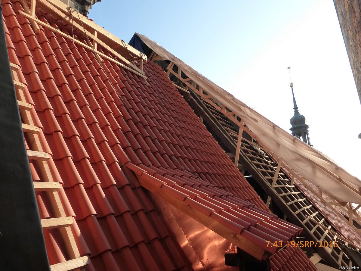 Chrám Matky Boží před Týnem - oprava krovu a střechy